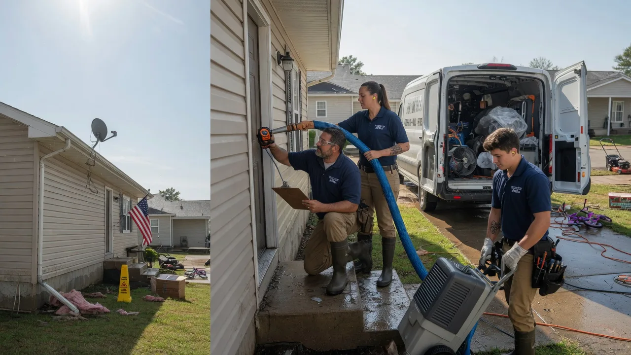 Ceiling Water Damage Restoration in Afton, TX near me